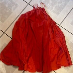 ZARA Red Halter Dress